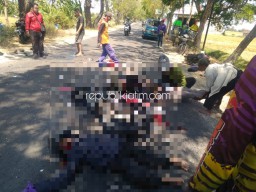 Adu Moncong, Pemotor Asal Bojonegoro Tewas Dua Pelajar Terluka