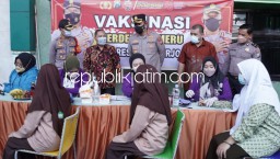 600 Dosis Vaksin Covid-19 Disuntikkan untuk Pelajar MTs Bilingual Muslimat NU Sidoarjo