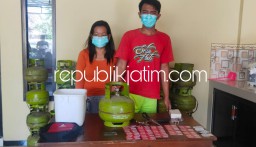 Kompak Bobol Toko dan Counter HP, Pasutri Di Ponorogo Diringkus Polisi