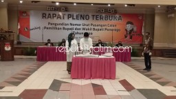 Paslon Sugiri-Lisdyarita Dapat Nomor 1, Ipong-Bambang Dapat Nomor 2