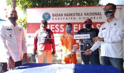 Bawa Sabu 6,12 Gram, Pemuda Medaeng Ditangkap BNN Sidoarjo