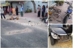 Tabrakan Beruntun di Mlarak Ponorogo, Dua Korban Dilarikan RSUD