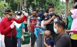 Kembalikan Taman Alun-Alun Bersih dan Hijau, Pj Bupati Sidoarjo Ajak Warga Jogo Taman Delta
