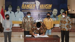 Bantu Percepatan Vaksinasi, 650 Relawan Ranger Vaksin Terima Penghargaan Bupati Sidoarjo