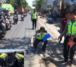 Motor Tergelincir Aspal, Warga Gedangan Tewas Dilindas Truk di Jalur Sidoarjo - Surabaya