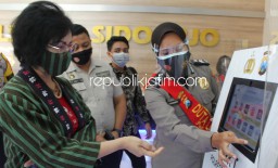 Srena Polri Cek Optimalisasi ​Pelayanan Publik Polresta Sidoarjo di Tengah Pandemi