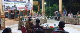 Cangkrukan Kamtibmas di Krian, Ketua Pilkades Kraton Minta E-Voting di Klantingsari Tidak Terulang