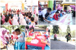 Sehari Belajar di Luar Kelas, KB-TK Al Muslim Deklarasikan Sekolah Ramah Anak