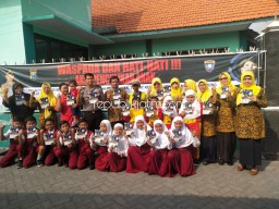 Antisipasi Aksi Penculikan Anak, Polresta Sidoarjo Sebar Spanduk dan Pamflet