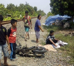 Siswi SMP Tewas Ditabrak KA Jenggala di Perlintasan Tak Berpalang Pintu