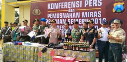 Hasil Cipkon Jelang Operasi Lilin Semeru 2019, Polres Mojokerto Ringkus 113 Tersangka