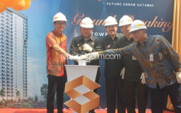 Ground Breaking Safira City Apartemen, Chalidana Group Janji Serap Pekerja Sidoarjo 60 Persen