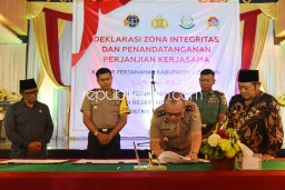 Bupati Apresiasi Deklarasi Zona Integritas WBK BPN Sidoarjo