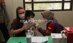 Anak Usia 6 - 11 Tahun Yang Belum Vaksin Disarankan ke Gerai Vaksin Polres Ponorogo