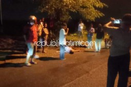 Warga Suwaluh Balongbendo Diduga Jadi Korban Begal Motor di JL Raya Watesari Belakang Polsek