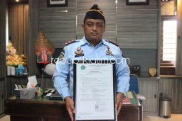 Dapur Lapas Sidoarjo Terima Sertifikat Laik Hygiene Sanitasi Jasaboga dari Dinkes