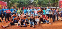 Penuh Gengsi Tinggi, Laga Semifinal Turnamen Bola Voli Lapas Porong Cup 2022 Diwakili 3 Korwil
