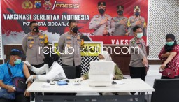 Kapolresta Sidoarjo : Stok Vaksin Masih Tersedia, Terus Kejar Capaian Lansia