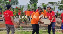 Dibekali Keterampilan Pertukangan, Puluhan WBP Lapas Porong Praktik Bangun Ruang Pameran