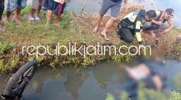 Direkayasa Seolah Korban Laka, 2 Pria Asal Tanggulangin dan Nganjuk Tewas di Parit Sawah Balongdowo Candi