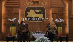 Silaturahmi Gubernur, Kakanwil Kemenkumham Jatim Ajak Pemprov Tingkatkan Sinergitas Layanan Hukum
