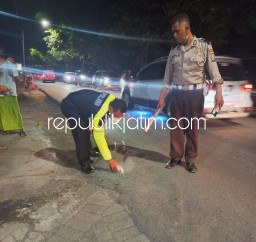 Senggol Dua Motor, Pemuda Ketimang Wonoayu Menghembuskan Nafas Terakhir di JL Raya Sidoarjo - Krian