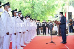 Tanpa Kades Bogempinggir Terpilih, Bupati Sidoarjo Lantik 83 Kades Terpilih Hasil Pilkades Serentak 2022