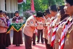 Pimpin Apel Besar Hari Pramuka Ke 61, Ini Beberapa Pesan Gus Muhdlor Untuk Anggota Pramuka Sidoarjo