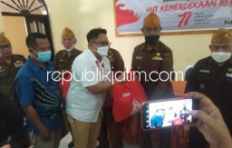 Peringati HUT Kemerdekaan RI ke 77, PWI Sidoarjo dan Alfamart Baksos Terima Kasih Veteran