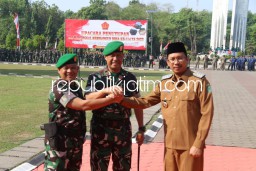 Penutupan TMMD ke 114 di Sidoarjo, Ditandai Serah Terima Hasil Pembangunan 100 Persen