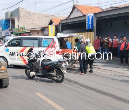 Motor Bersenggolan, Pengendara Motor Asal Pepelegi Tewas Terlindas Bus di JL Raya Medaeng Waru