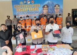 Tiga Pengedar dan Pemakai Sabu-Sabu Jaringan Sidoarjo Barat Digulung Tim Resnarkoba Polresta Sidoarjo