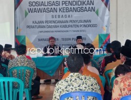 Warga Munggu Ponorogo Digembleng Pendidikan Wawasan Kebangsaan