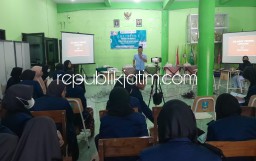 Genjot Kemampuan Menulis, Puluhan Siswa SMK Plus NU Sidoarjo Belajar Jurnalistik Bareng PWI Sidoarjo