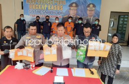 Polresta Sidoarjo Ringkus 3 Pengedar Narkoba, 2 Diantaranya Dibekuk di Lobi Hotel Bintang Empat di Sidoarjo