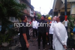 Puluhan Rumah Korban Amukan Puting Beliung Dikunjungi Bupati Sidoarjo dan BPBD