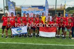 Timnas Sepakbola Pelajar Indonesia Asal Sidoarjo Juarai Asian Soccer Championship U - 14 Tahun 2023 di Malaysia