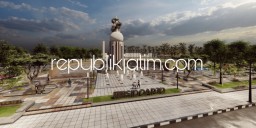 Progres Revitalisasi Alun - Alun Sidoarjo Capai 58 Persen, Dilengkapi Gus Muhdlor dengan Air Mancur dan Taman Bermain