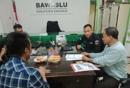 Suara Digeser, Caleg PDI Perjuangan Didik Prasetio Laporkan Dugaan Penggelembungan Suara ke Bawaslu Sidoarjo