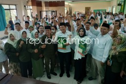 Subandi Daftar Bacabup Lewat PKB Sidoarjo Berpasangan dengan Bacawabup Mimik Idayana Kader Partai Gerindra