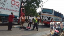 Motor Ditabrak Bus, Babinsa Meregang Nyawa Saat Pulang Kerja