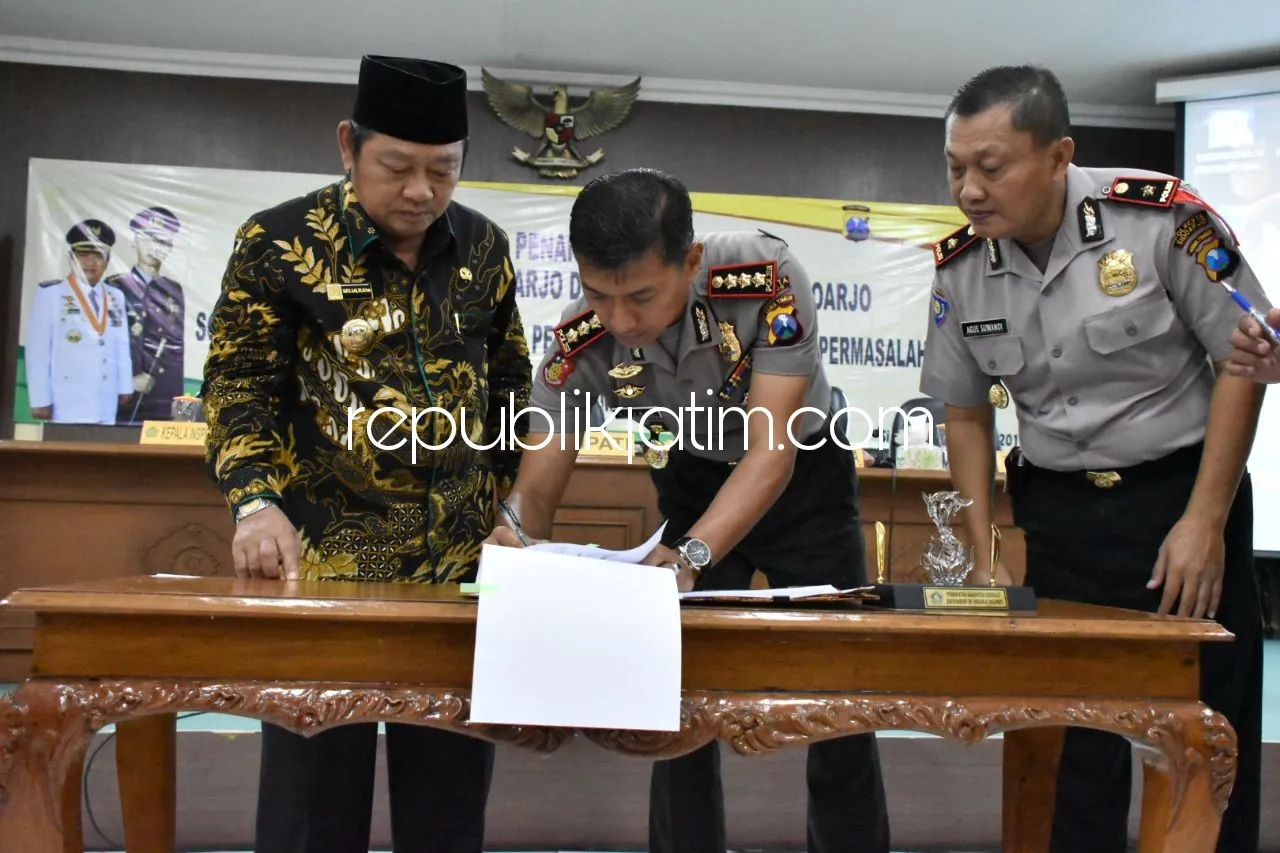 Bupati dan Kapolresta Sidoarjo Sepakat Cegah Penyimpangan DD