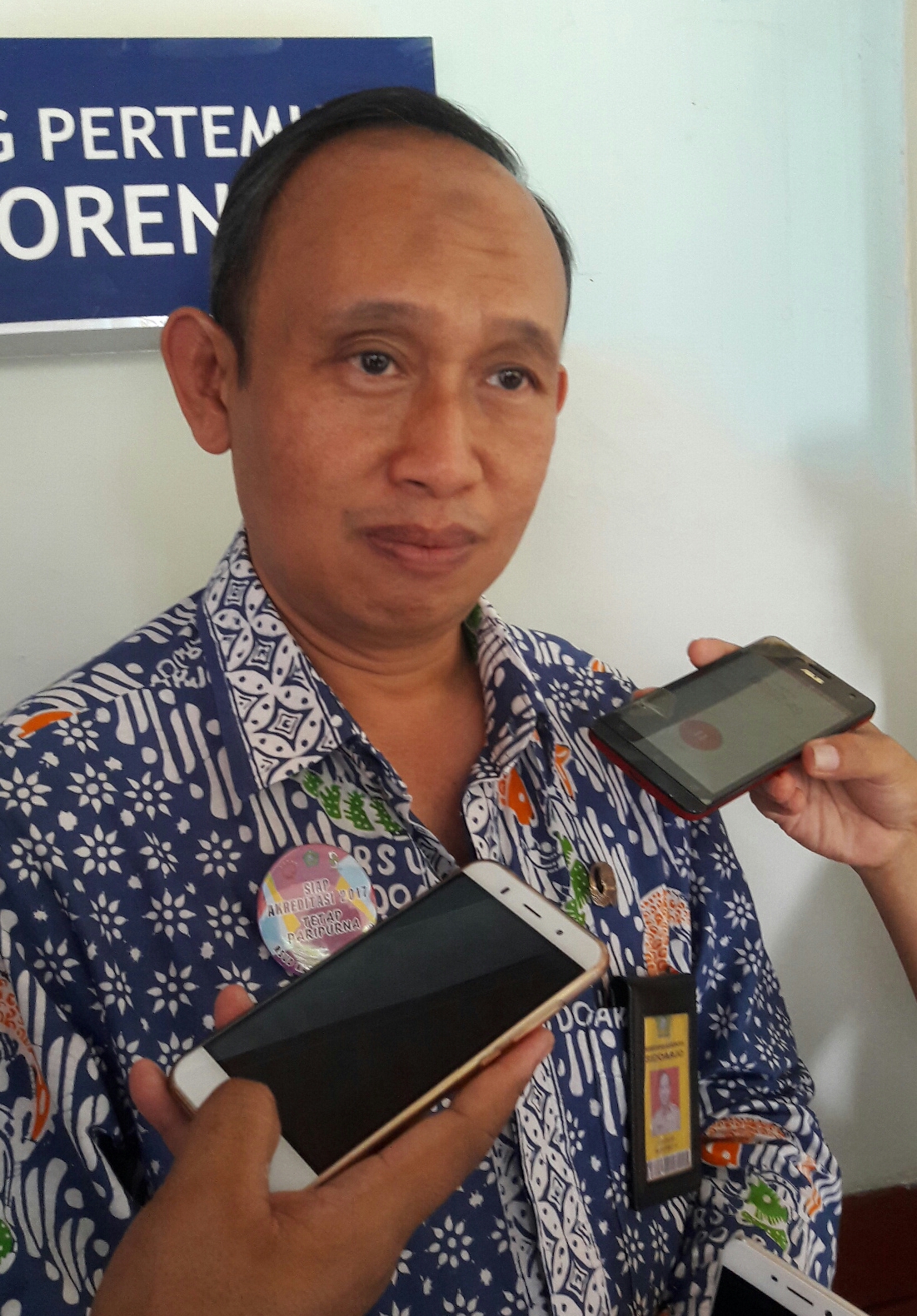 Direktur RSUD Sidoarjo, dr SpP Atok Iriawan