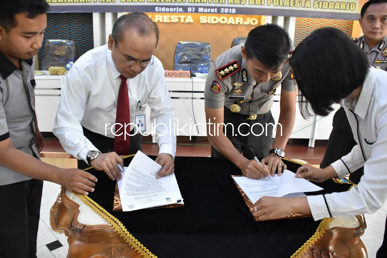 Polresta Sidoarjo Terapkan Bayar SKCK Lewat BRI