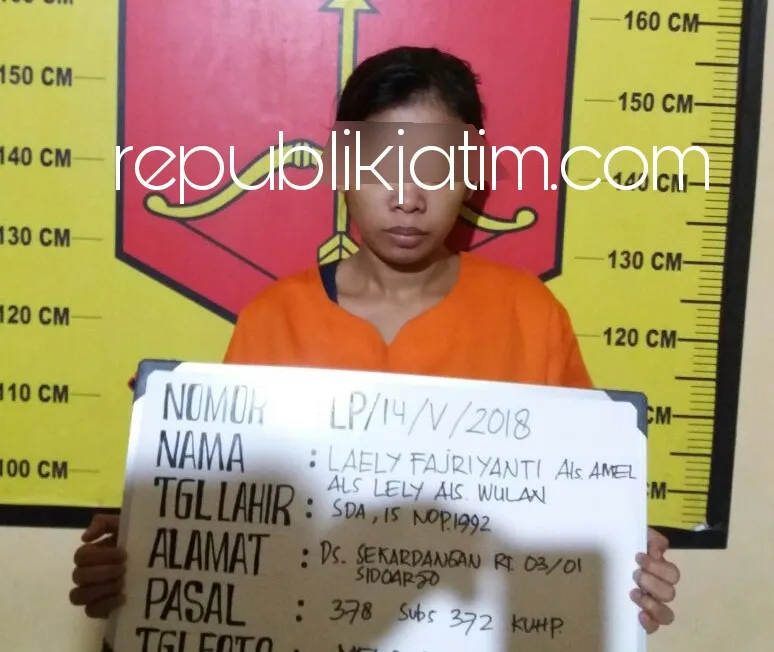 Tak Dinafkahi, Bawa Kabur Motor Teman Ibu Muda Meringkuk Ditahanan