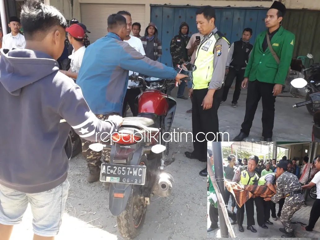 Motor Sruduk Mobil Kabur, Anggota Banser Ponorogo Tewas