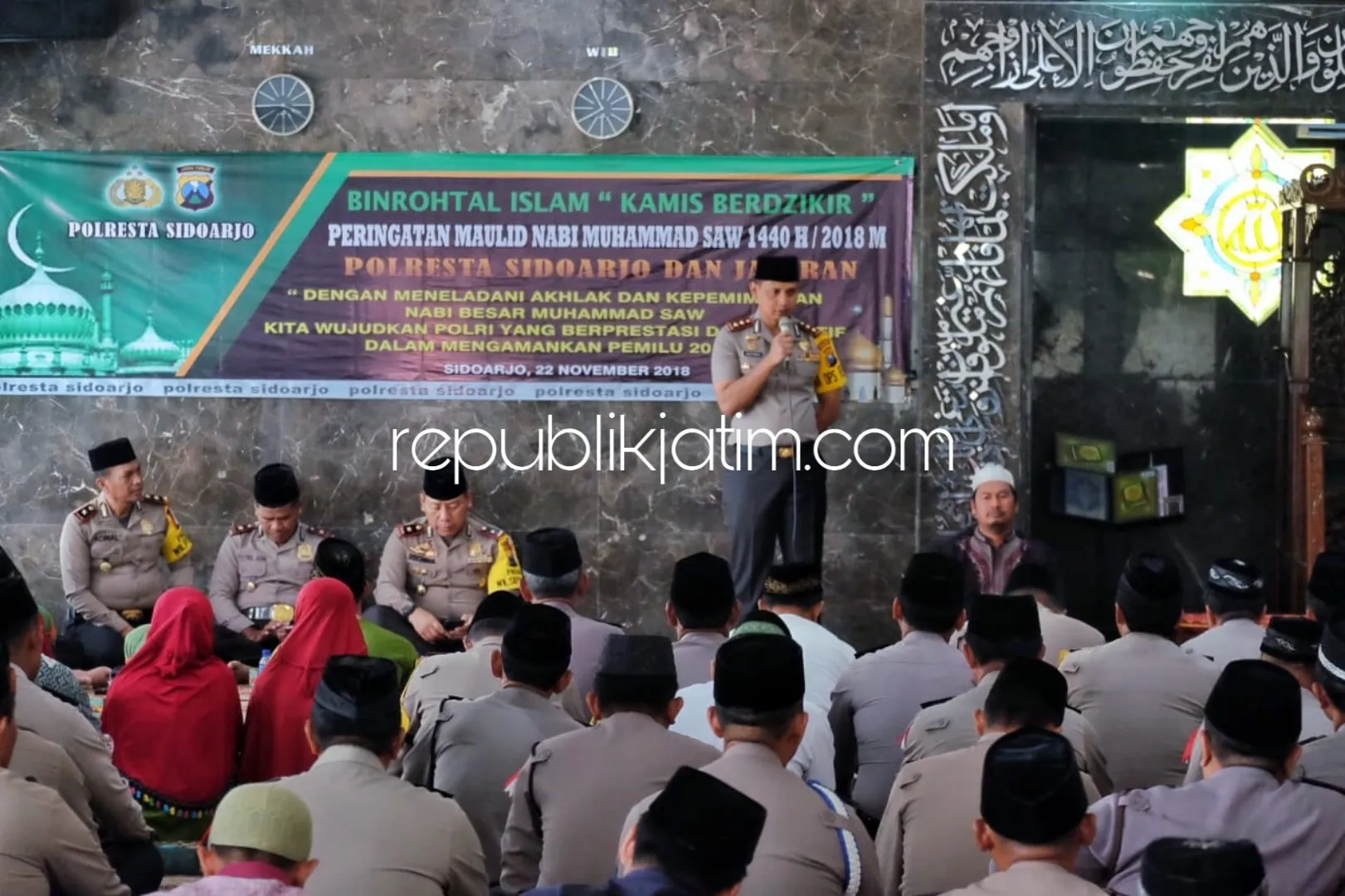 Peringati Maulid, Kapolresta Minta Anggota Teladani Nabi Muhammad SAW