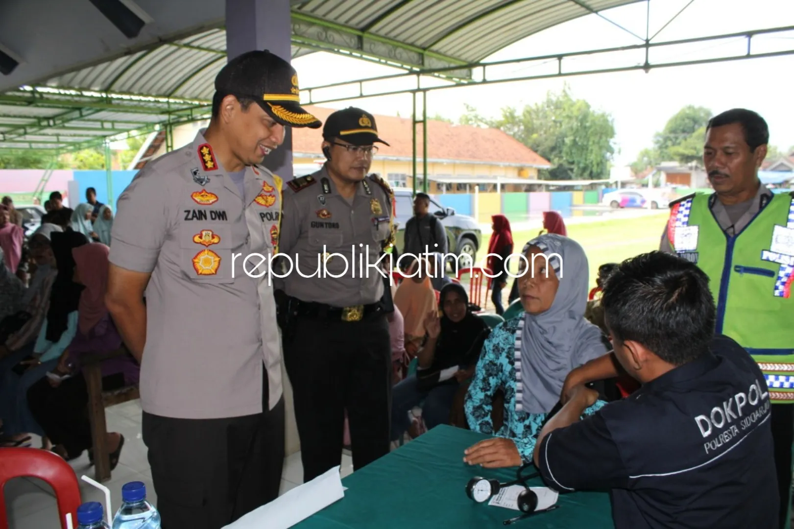 Cuaca Ekstrim, Polresta Sidoarjo Gelar Pengobatan Gratis