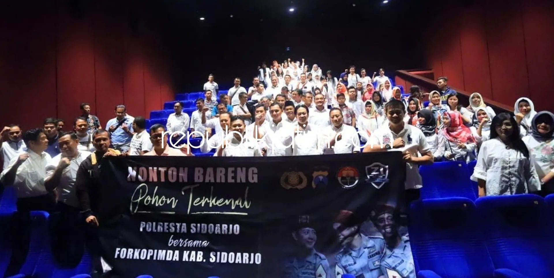 Nobar Film Pohon Terkenal, Kembalikan Memori Lama Kapolresta Sidoarjo saat Akpol