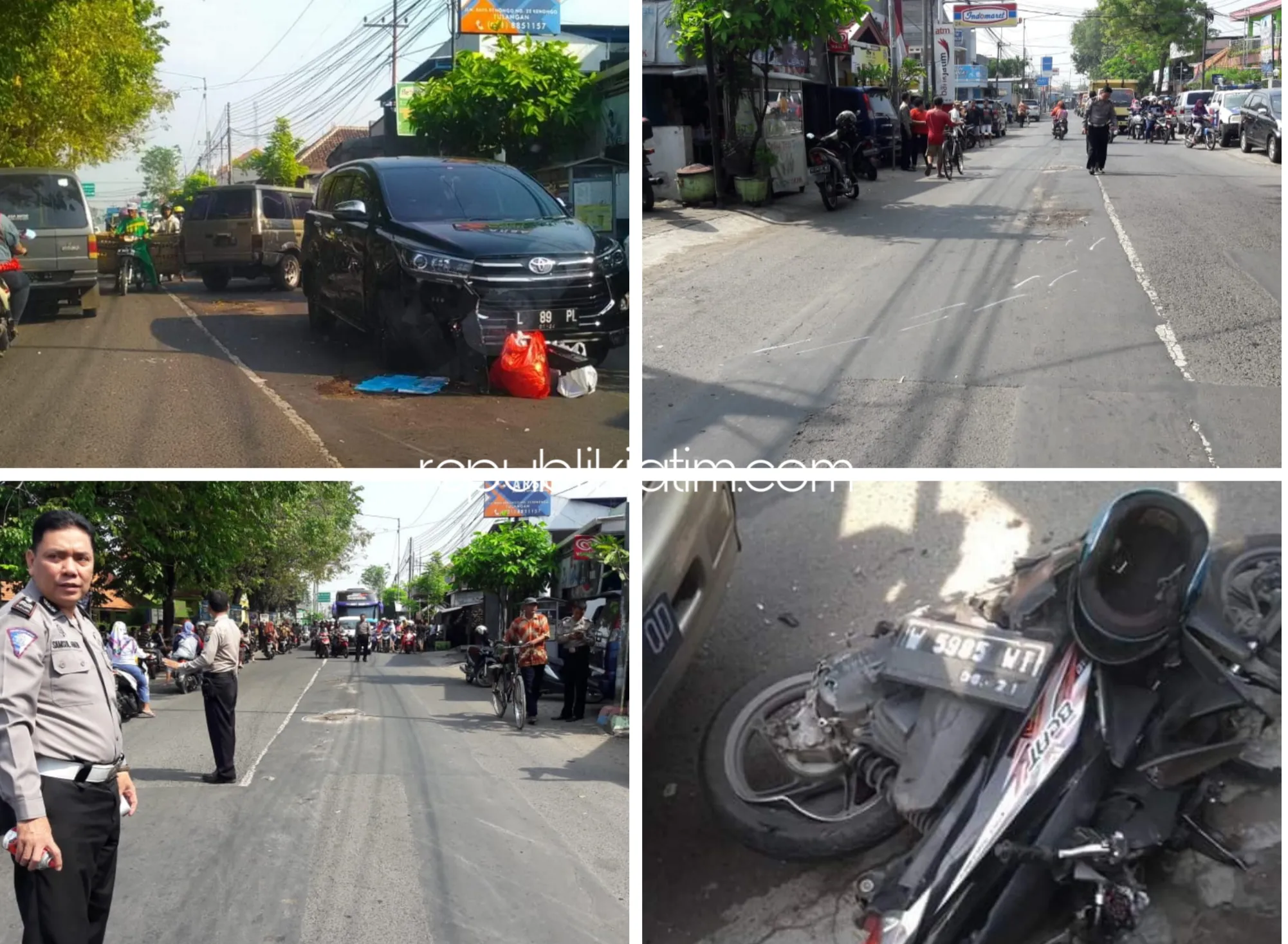 Disenggol Panther, Pengendara Motor Terjatuh Dilindas Innova Hingga Tewas